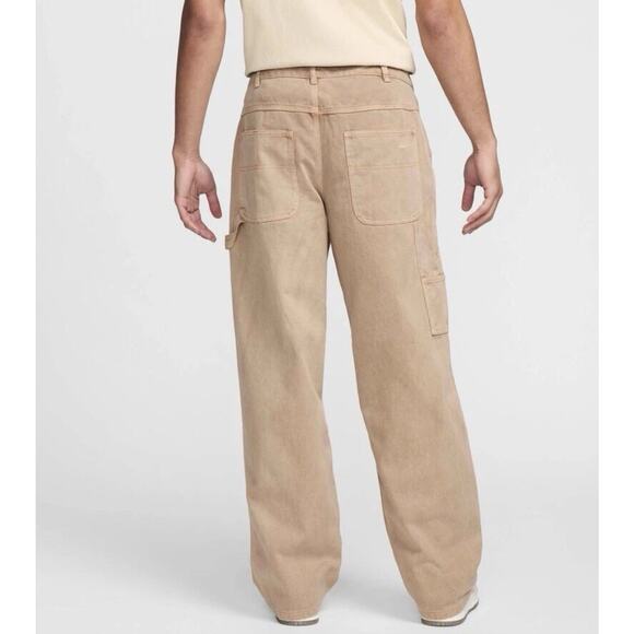Nike Life Hemp Carpenter Loop Pants FZ6569-200 Men’s Size 40 Brown Baggy Y2K - Picture 2 of 13